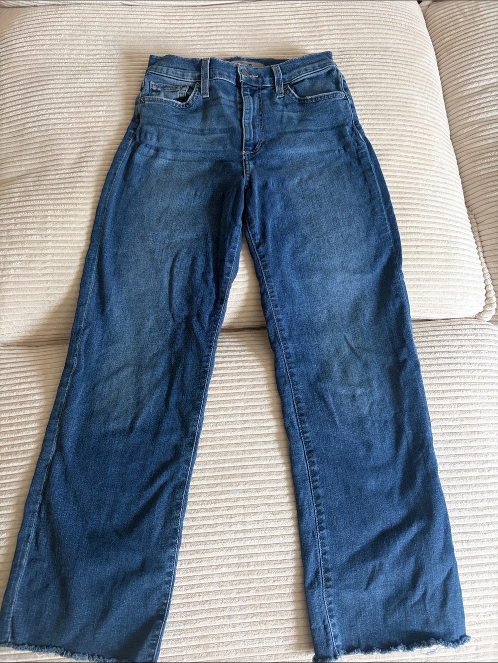 Joe's Jeans Wide-Leg High-Rise Blue Denim